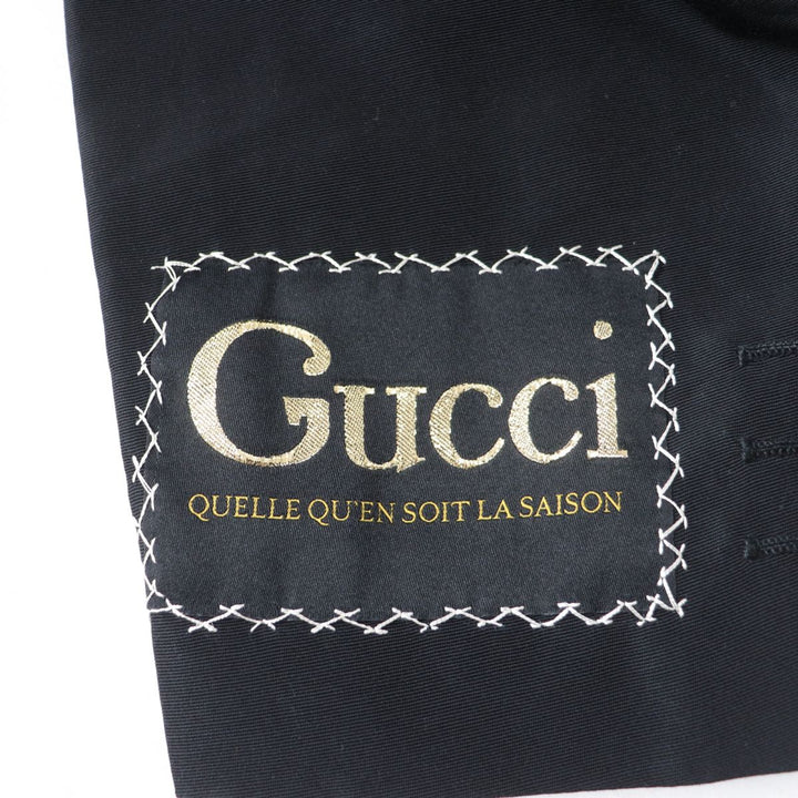 Discounted Excellent GUCCI coat black cotton Women