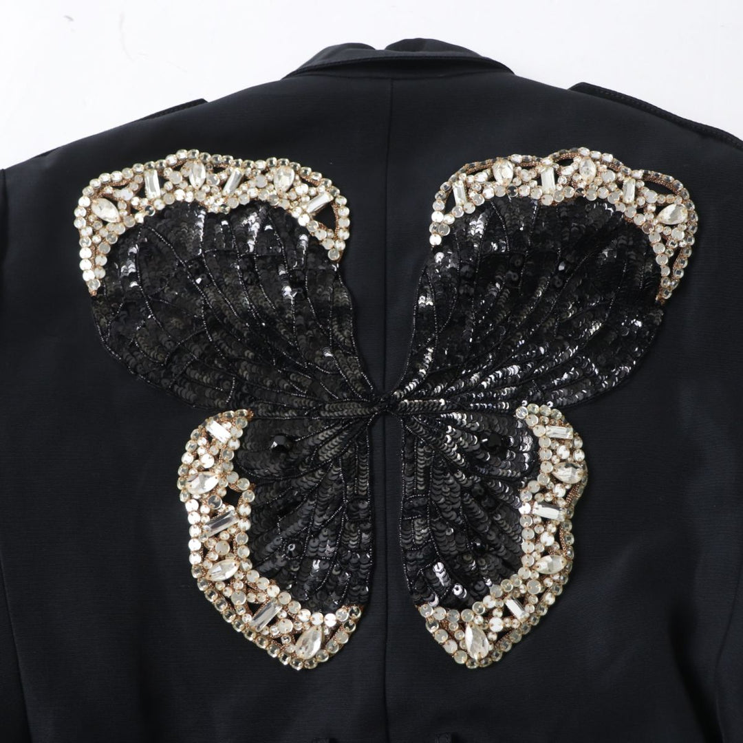 Discounted Excellent GUCCI coat black cotton Women