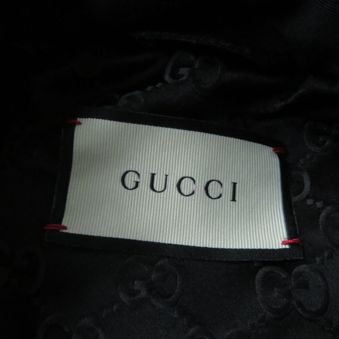 Discounted Excellent GUCCI coat black cotton Women