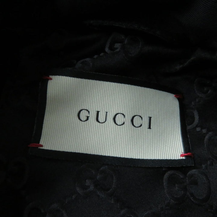 Discounted Excellent GUCCI coat black cotton Women