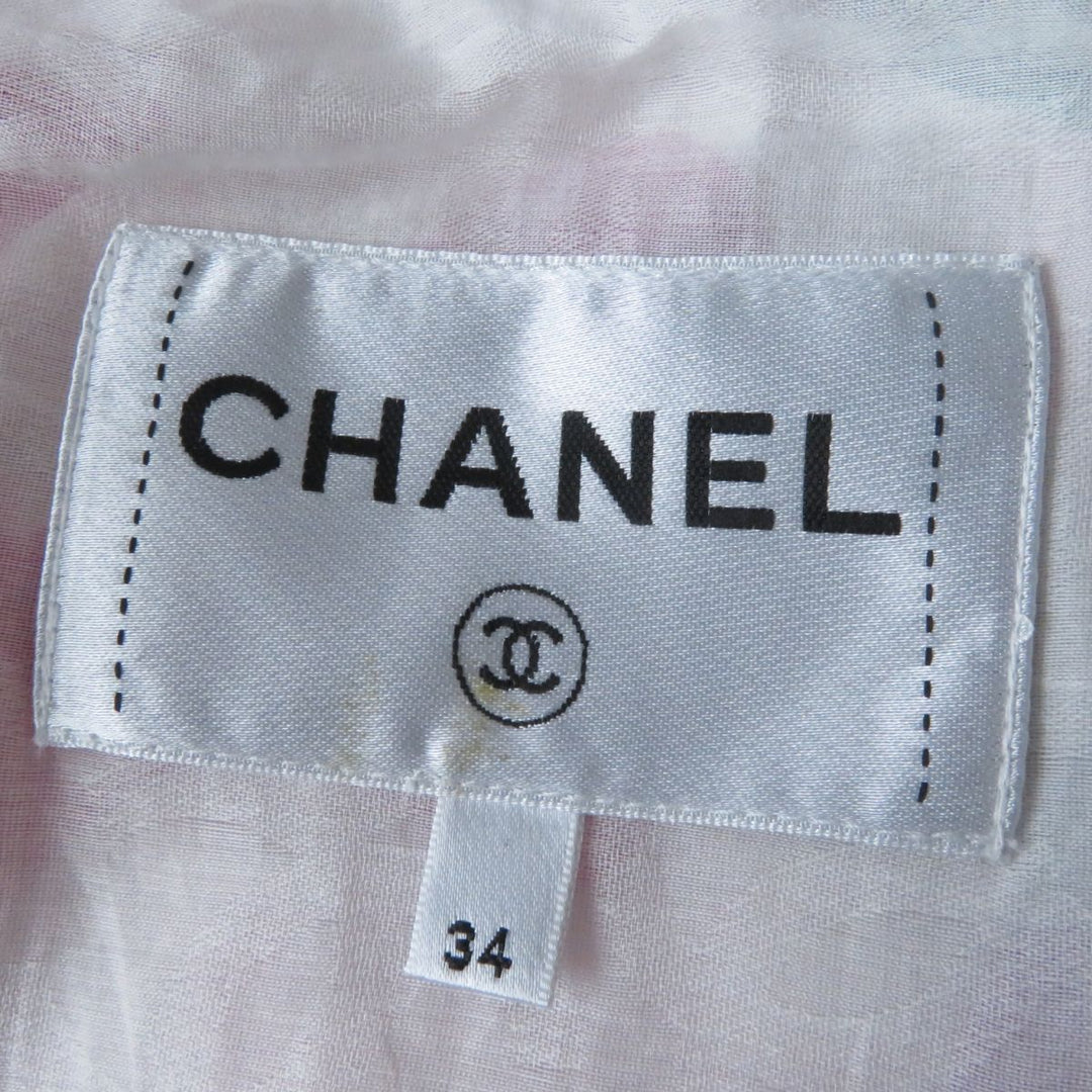 Discounted CHANEL Jacket Multicolor (pink) silk Women 34