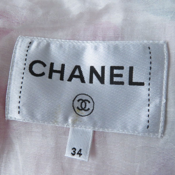 Discounted CHANEL Jacket Multicolor (pink) silk Women 34