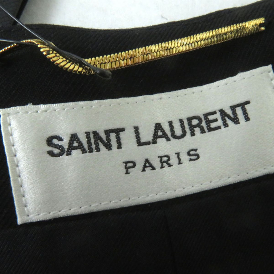 Pristine SAINT LAURENT skirt black wool Women 38