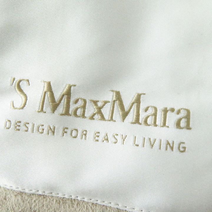 Discounted 
 Very Good Max Mara Mouton coat beige Sheep leather Women 38
