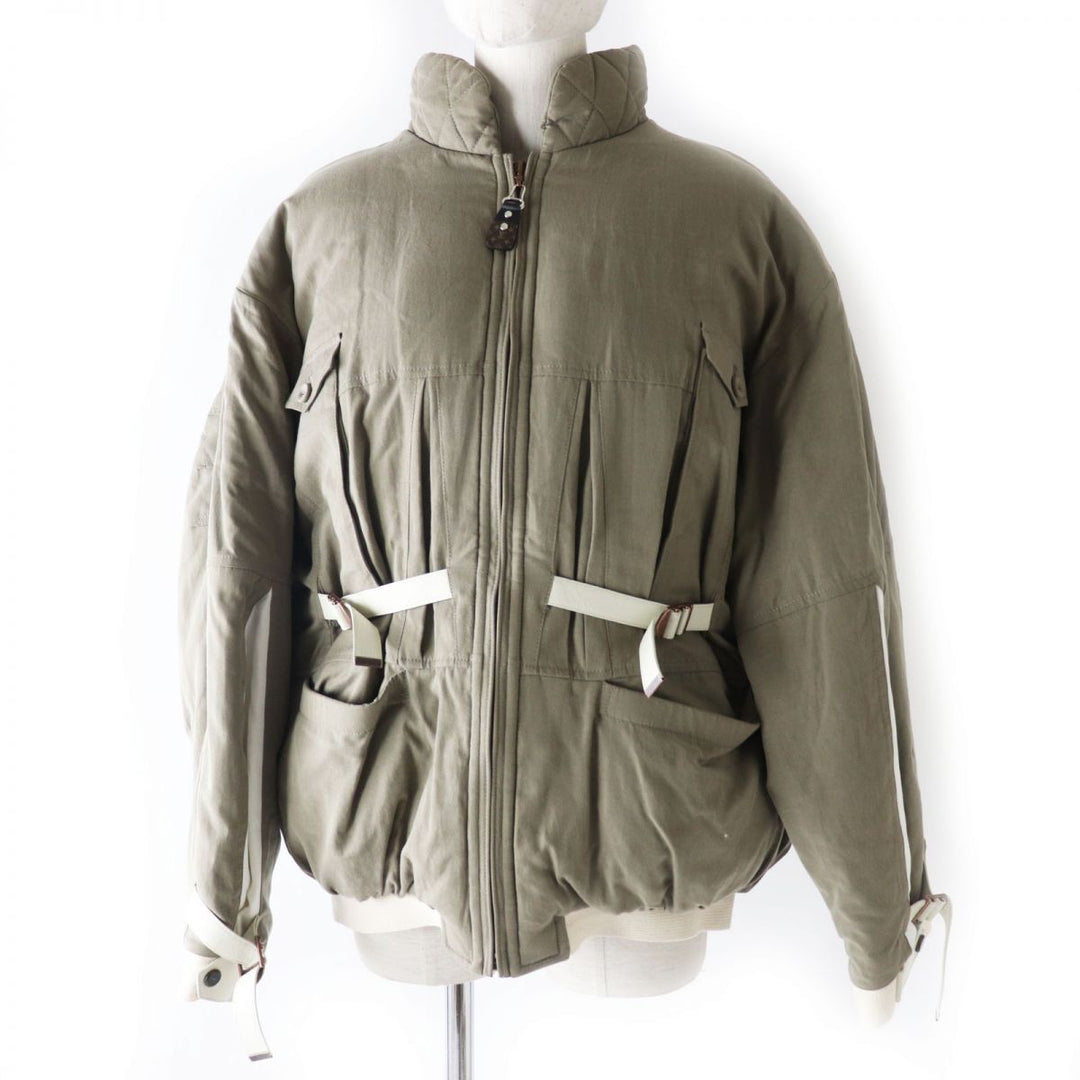 Discounted Excellent LOUIS VUITTON Military jacket earth color Lyocell Women 38