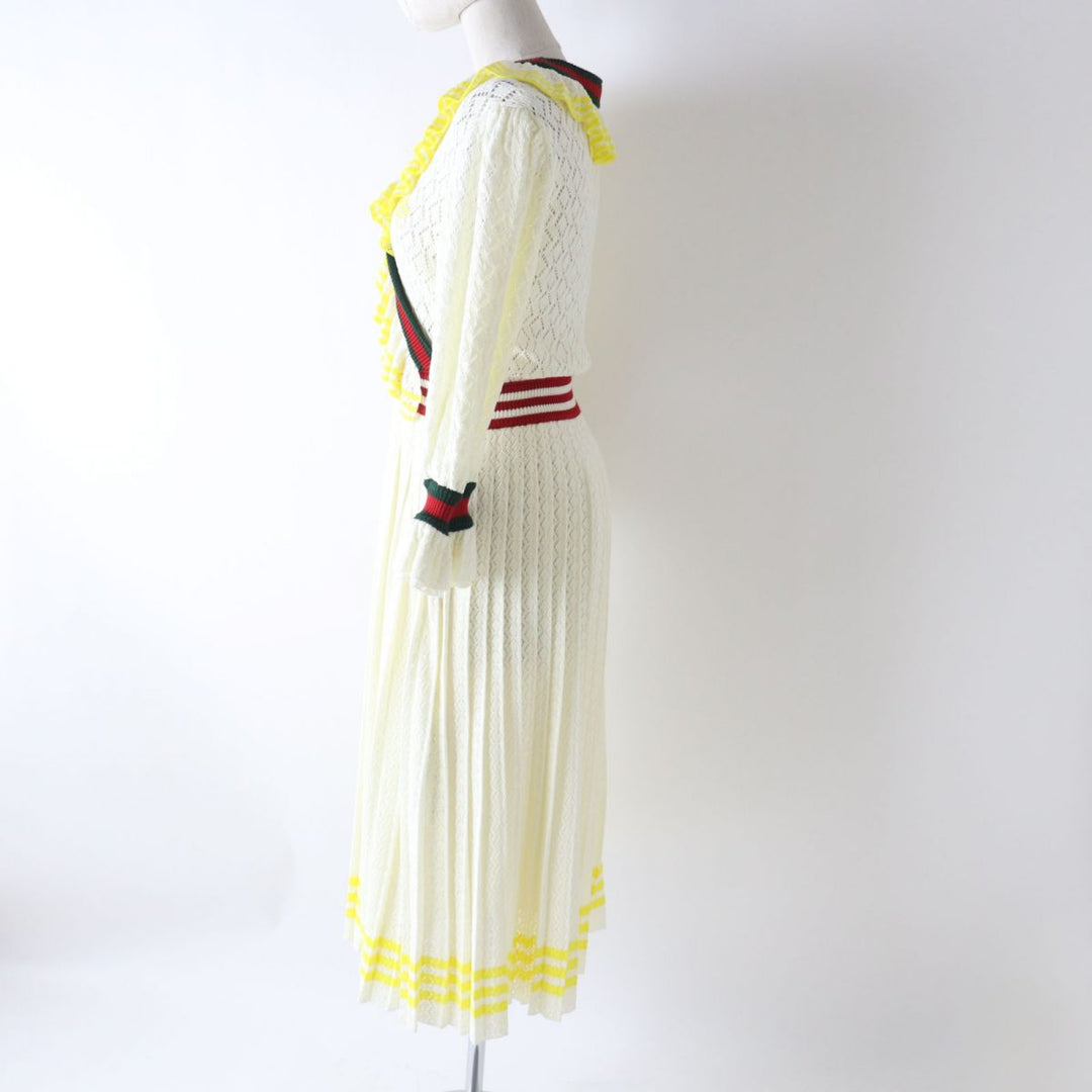 Discounted Excellent adidas one piece White x multi silk Women M