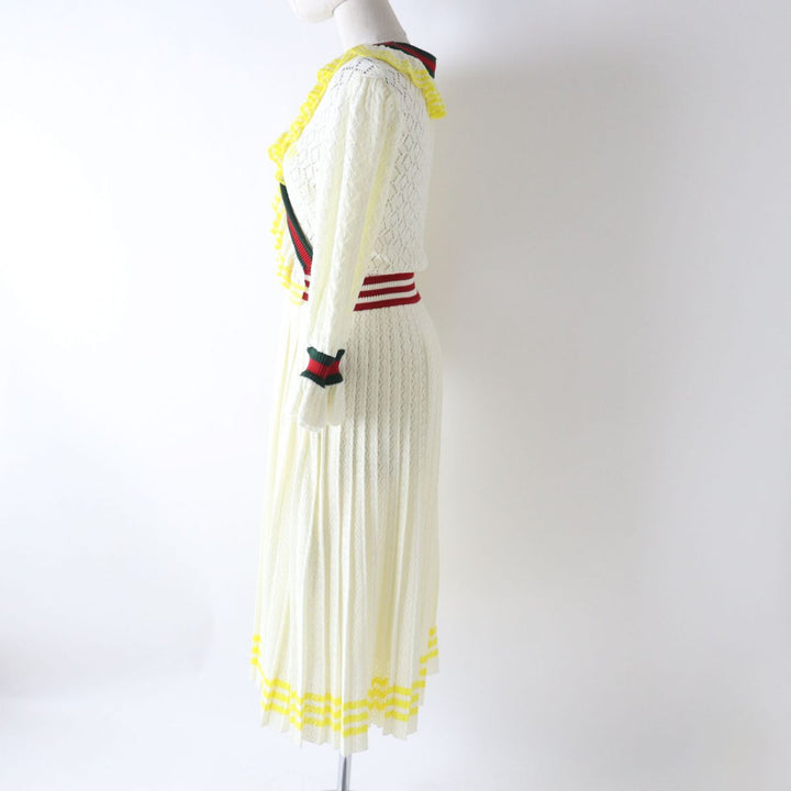 Discounted Excellent adidas one piece White x multi silk Women M