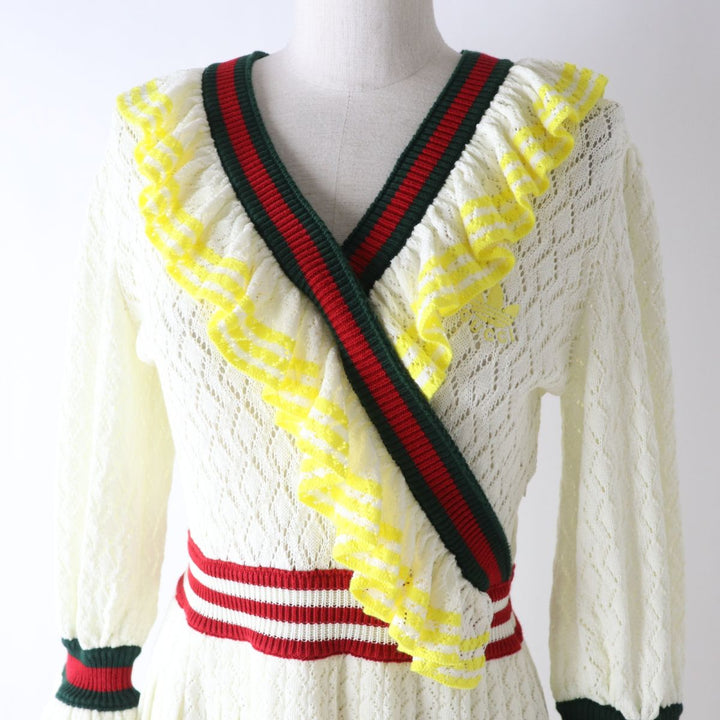 Discounted Excellent adidas one piece White x multi silk Women M