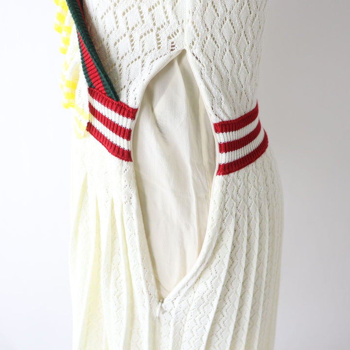 Discounted Excellent adidas one piece White x multi silk Women M