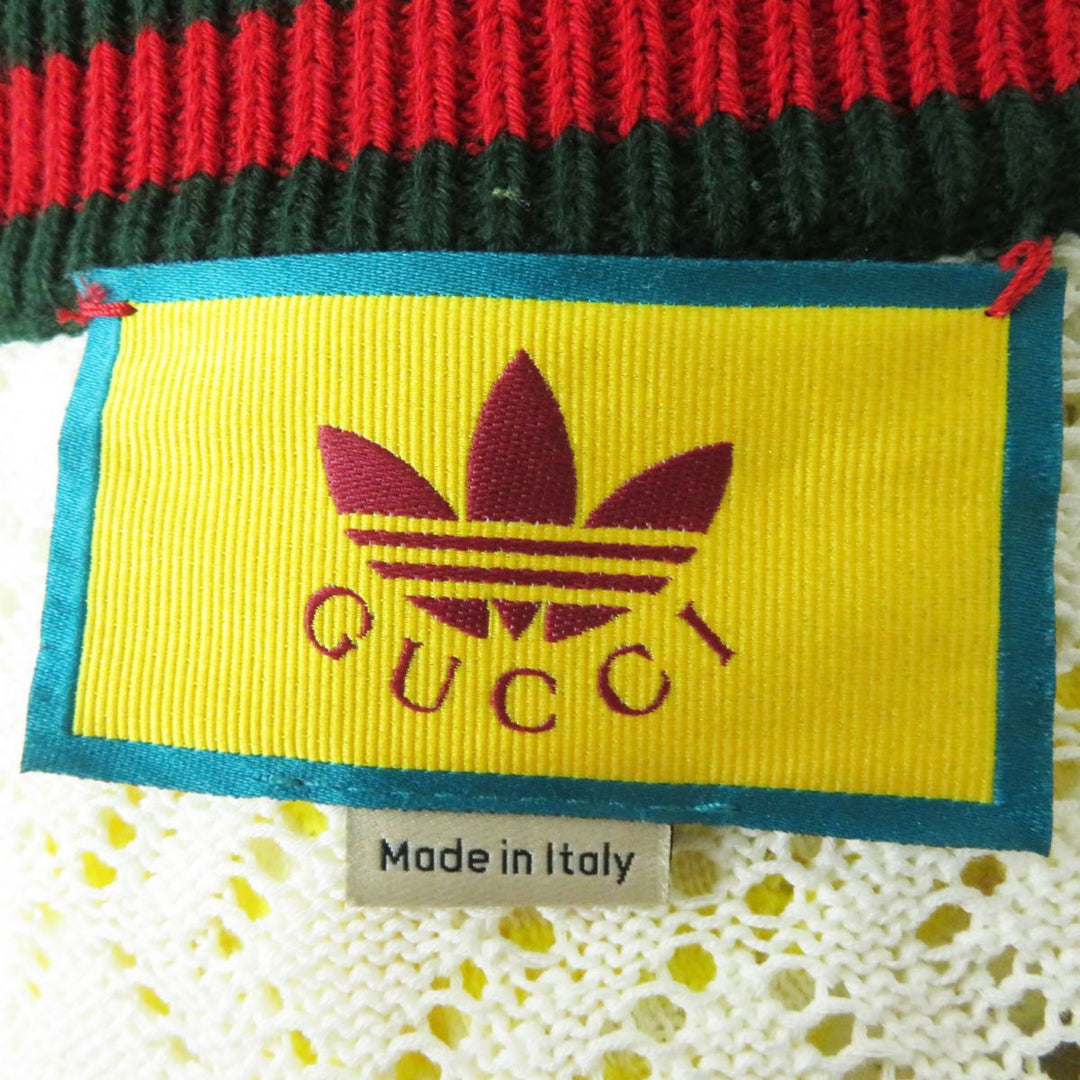 Discounted Excellent adidas one piece White x multi silk Women M