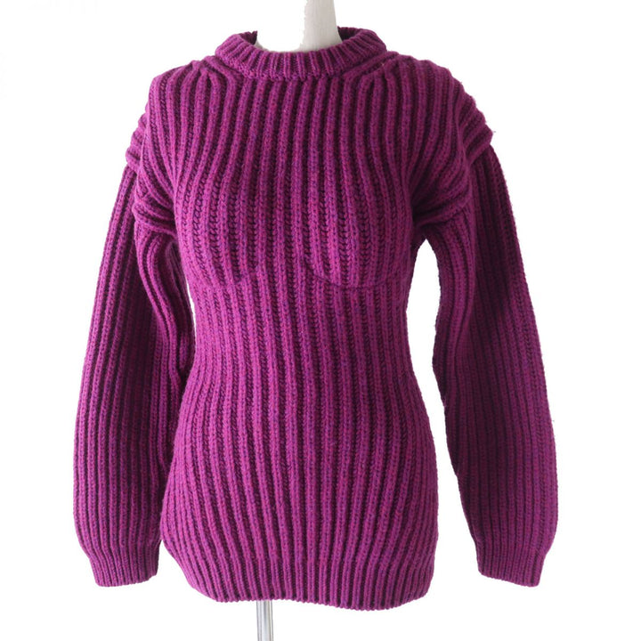 Discounted Pristine PRADA sweater purple Virgin wool Women 38