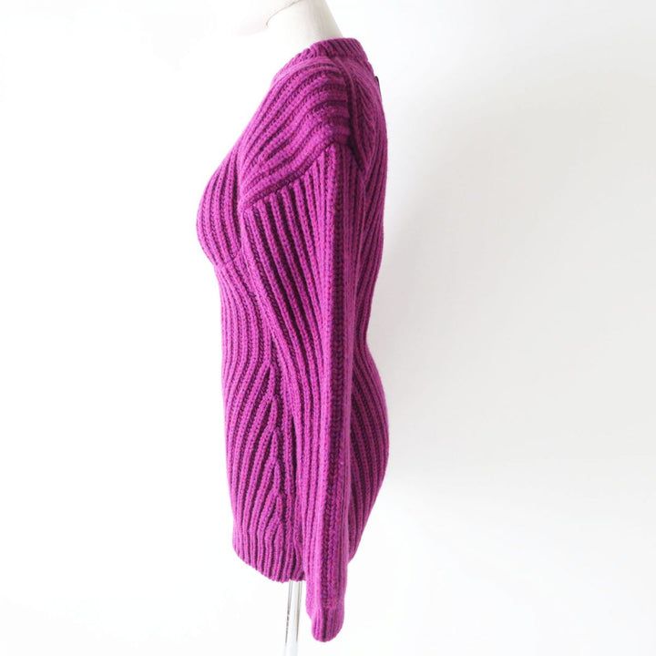Discounted Pristine PRADA sweater purple Virgin wool Women 38