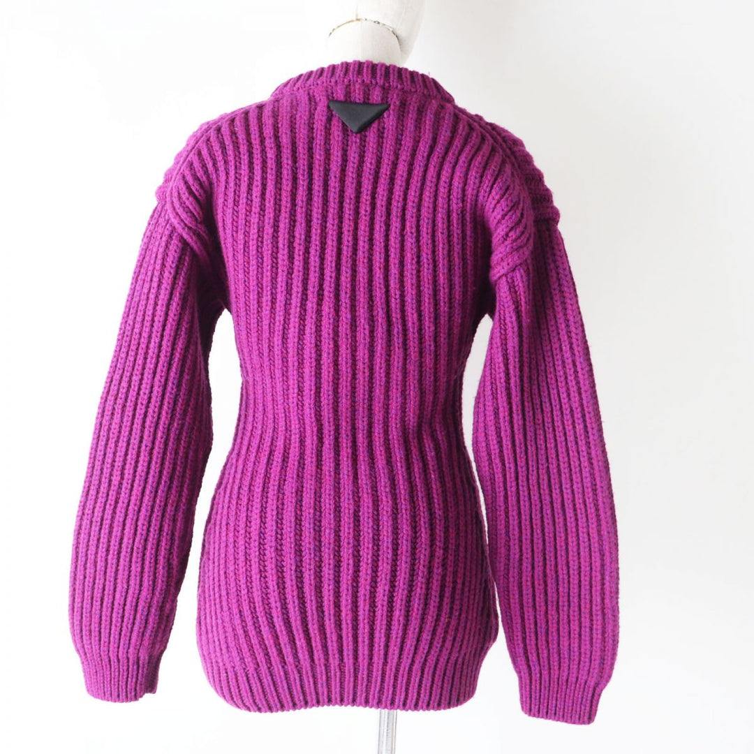 Discounted Pristine PRADA sweater purple Virgin wool Women 38