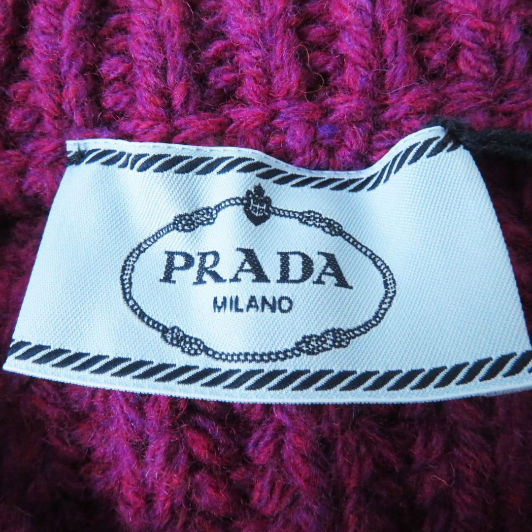 Discounted Pristine PRADA sweater purple Virgin wool Women 38