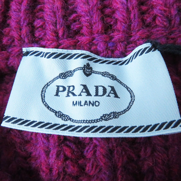 Discounted Pristine PRADA sweater purple Virgin wool Women 38