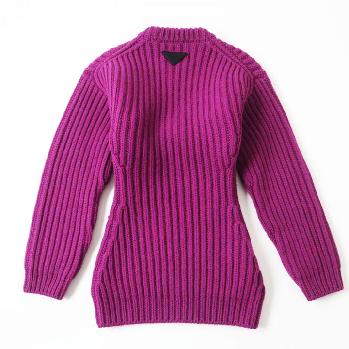 Discounted Pristine PRADA sweater purple Virgin wool Women 36