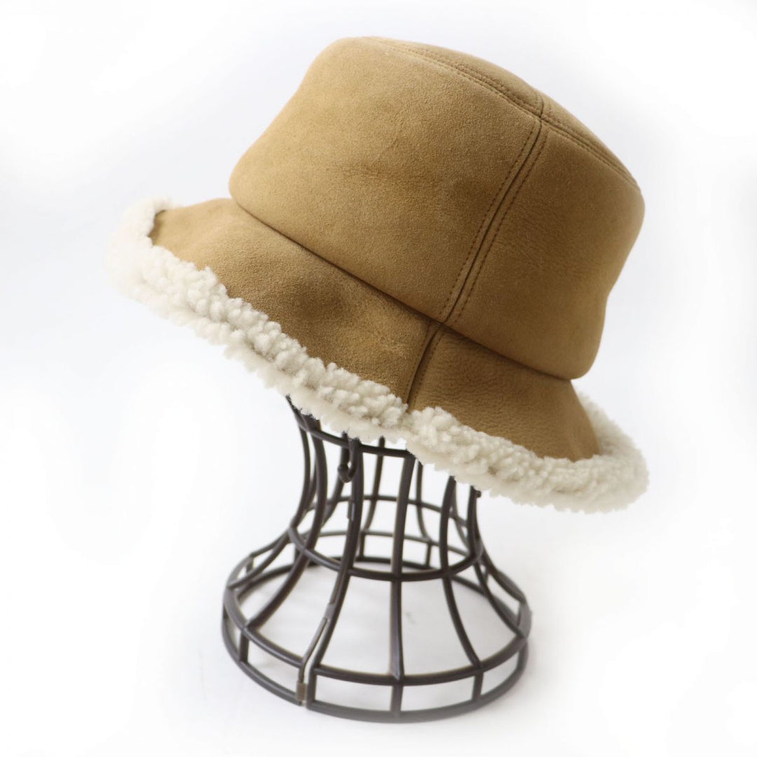 Discounted Christian Dior hat Camel Mouton Women 57