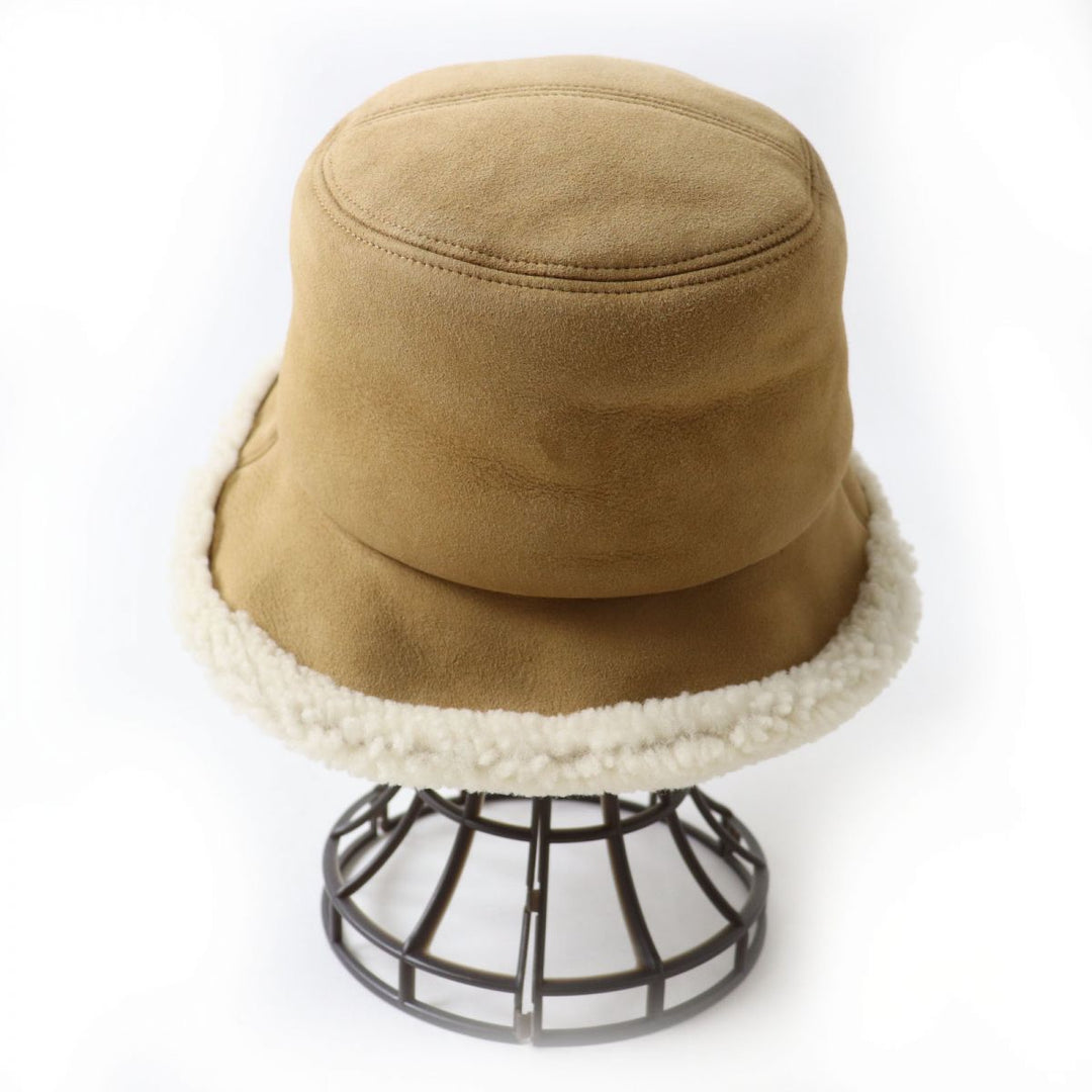 Discounted Christian Dior hat Camel Mouton Women 57