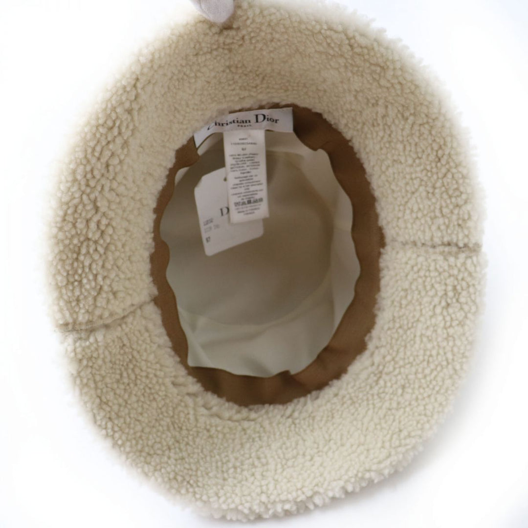 Discounted Christian Dior hat Camel Mouton Women 57