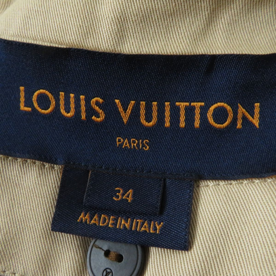 Discounted LOUIS VUITTON trench coat beige cotton Women 34