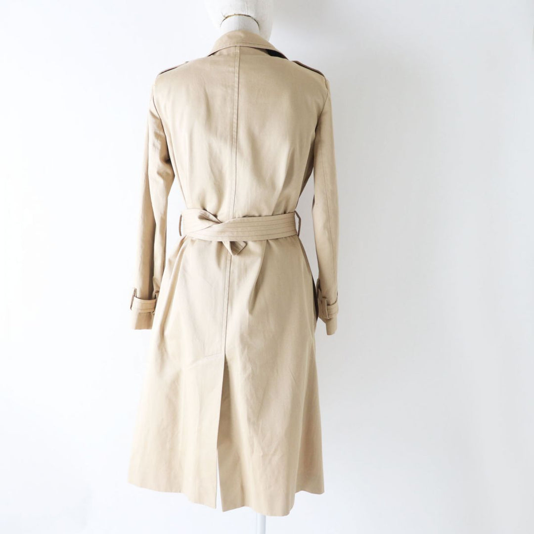 Discounted LOUIS VUITTON trench coat beige cotton Women 34