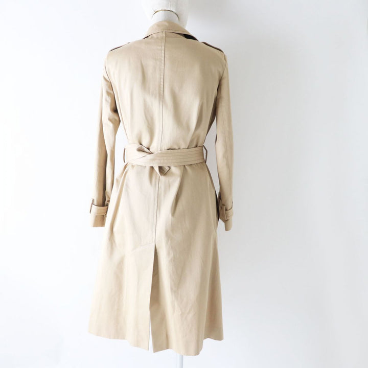 Discounted LOUIS VUITTON trench coat beige cotton Women 34