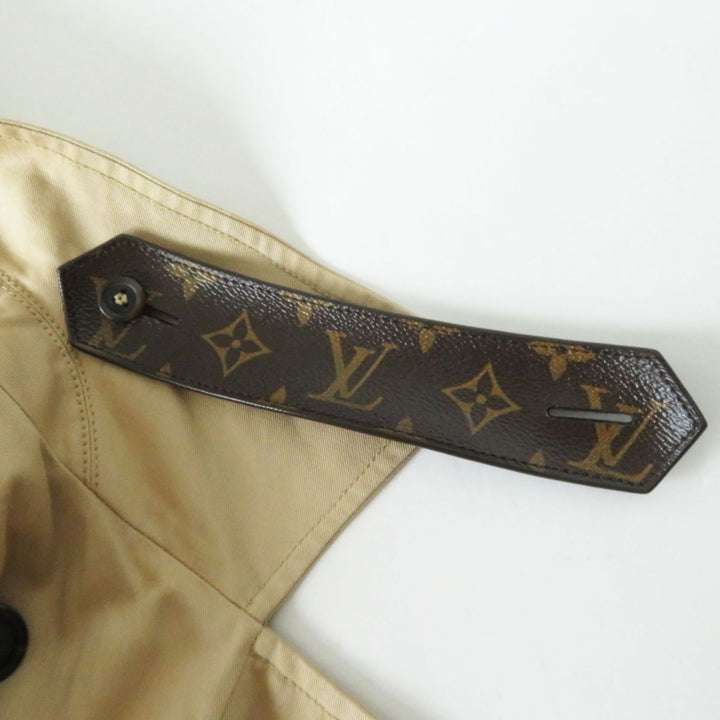 Discounted LOUIS VUITTON trench coat beige cotton Women 34