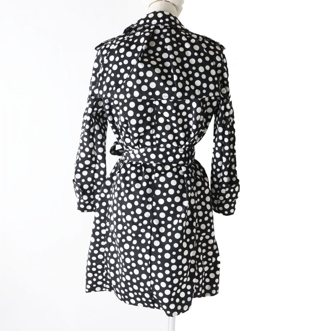 Discounted Great LOUIS VUITTON trench coat Black x White (Dot Pattern) Women