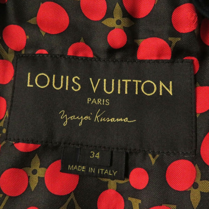 Discounted Great LOUIS VUITTON trench coat Black x White (Dot Pattern) Women