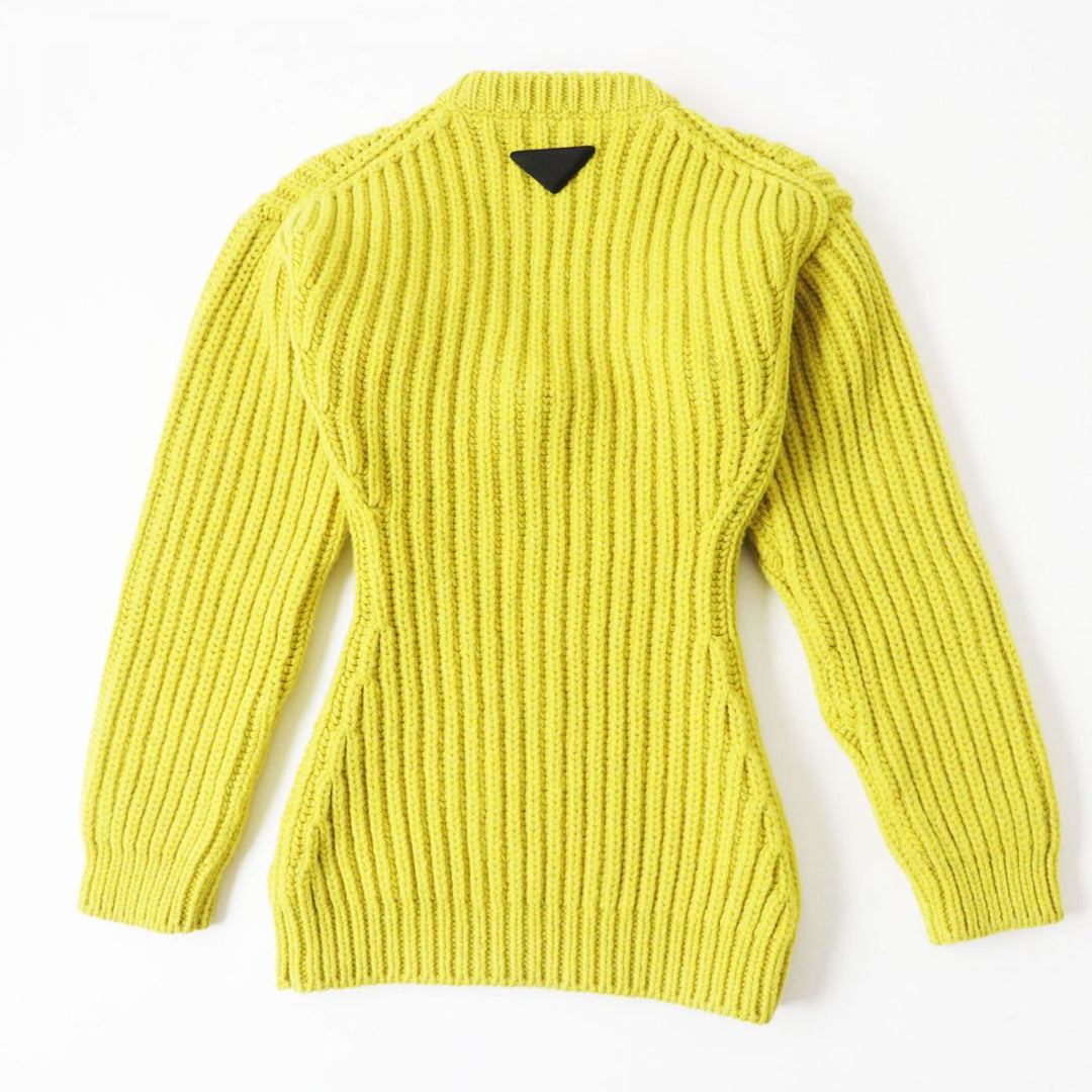 Discounted Pristine PRADA sweater Mustard Virgin wool Women 36