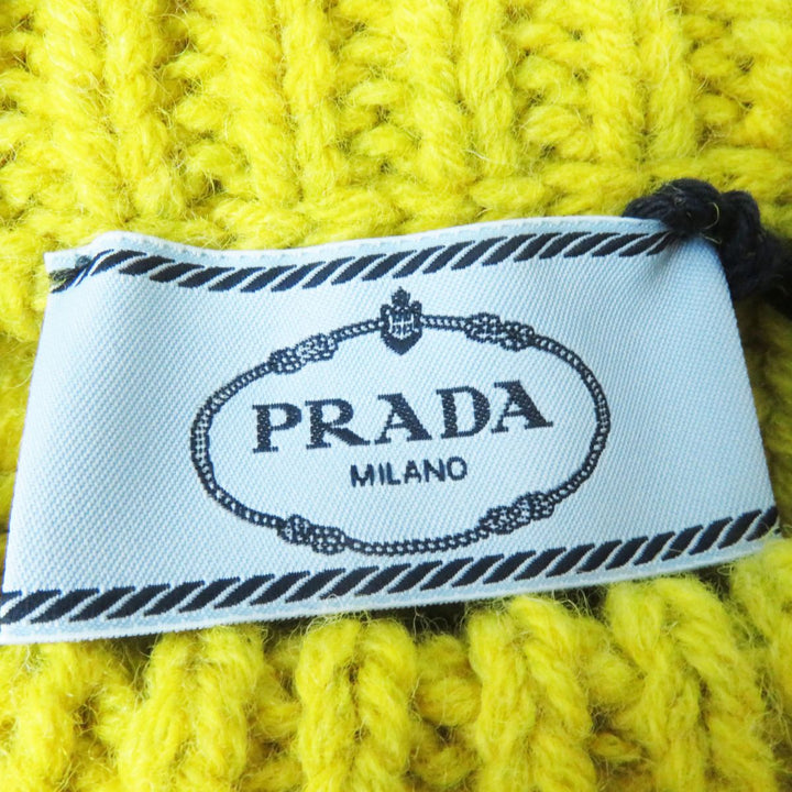Discounted Pristine PRADA sweater Mustard Virgin wool Women 36