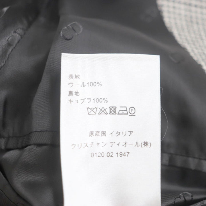 Discounted Excellent Dior HOMME coat black wool mens 44