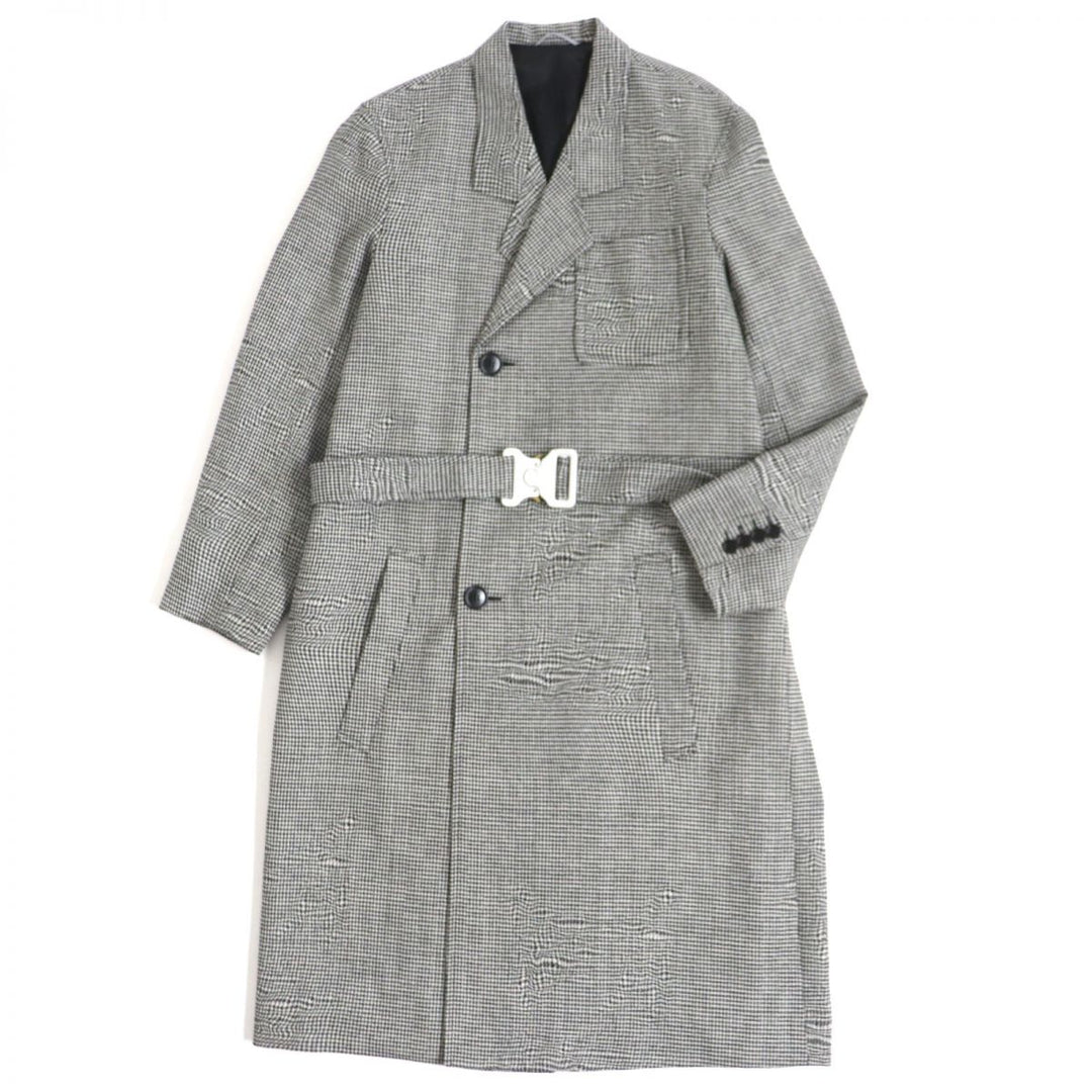 Discounted Excellent Dior HOMME coat black wool mens 44