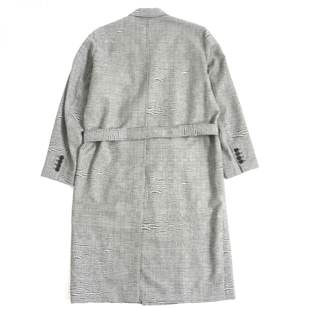 Discounted Excellent Dior HOMME coat black wool mens 44
