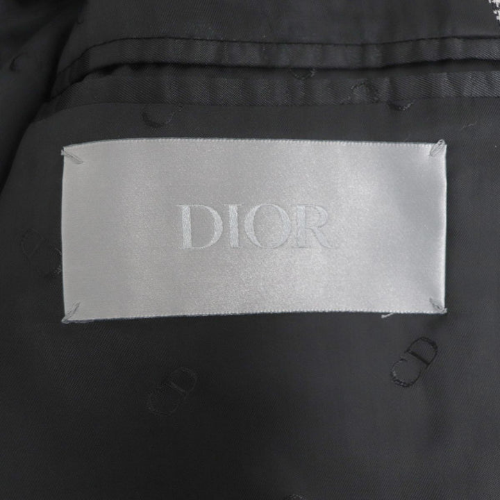 Discounted Excellent Dior HOMME coat black wool mens 44