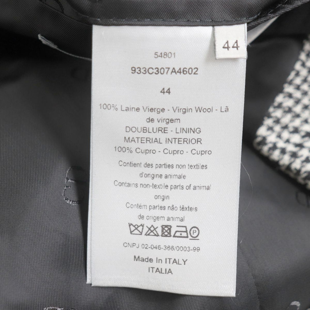 Discounted Excellent Dior HOMME coat black wool mens 44