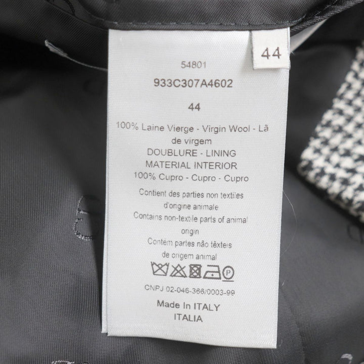 Discounted Excellent Dior HOMME coat black wool mens 44