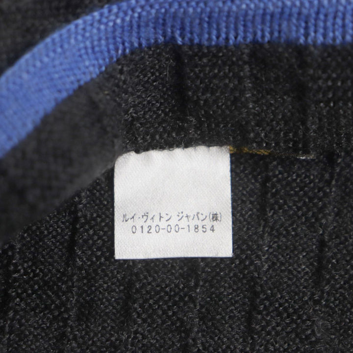 Discounted Great LOUIS VUITTON Scarf Dark gray wool mens