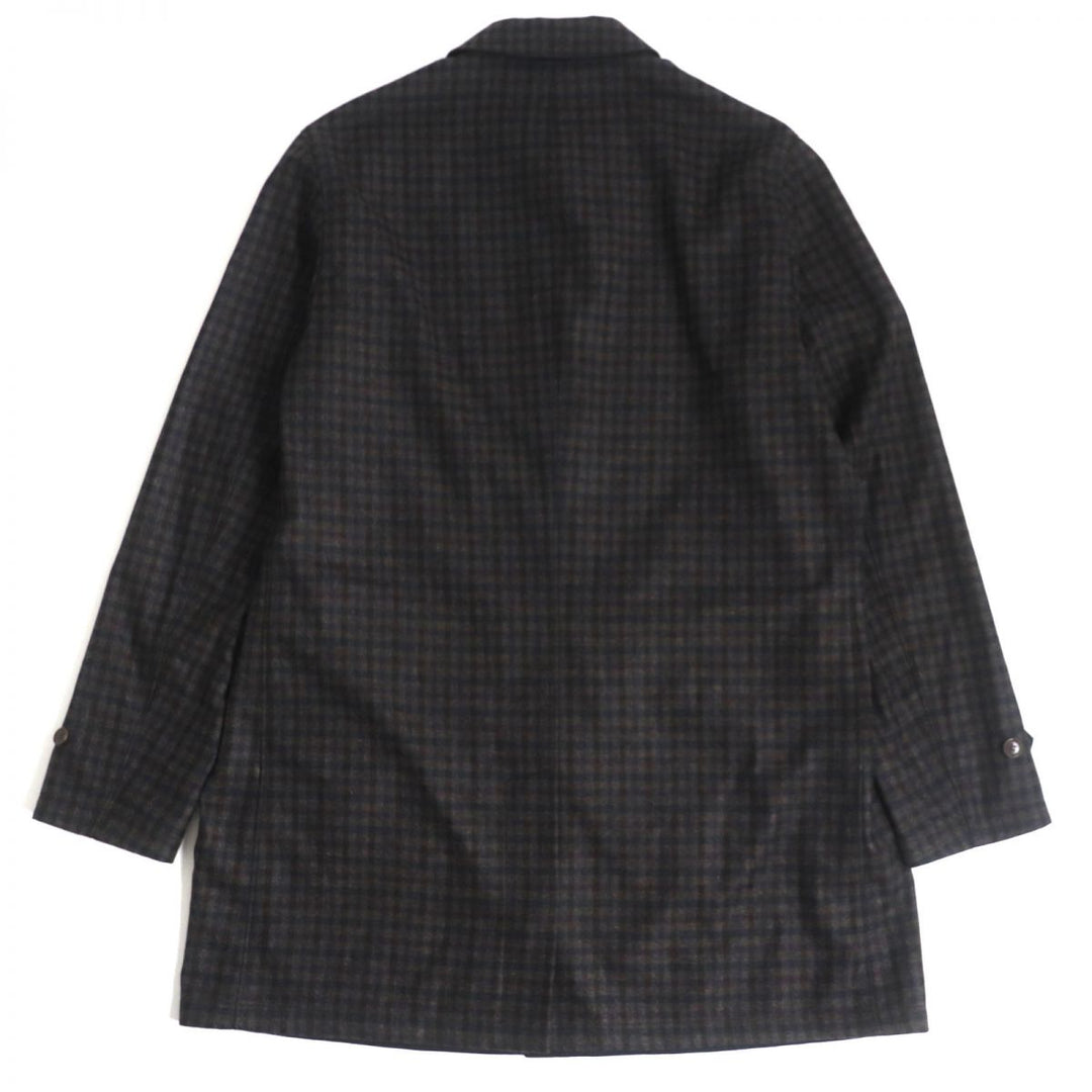 Discounted Loro Piana coat Brown (Check Pattern)/Black wool mens XL