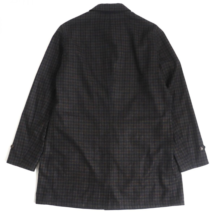 Discounted Loro Piana coat Brown (Check Pattern)/Black wool mens XL