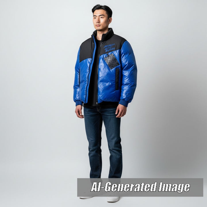 Discounted Excellent LOUIS VUITTON Blouson INDIGO Nylon mens 44