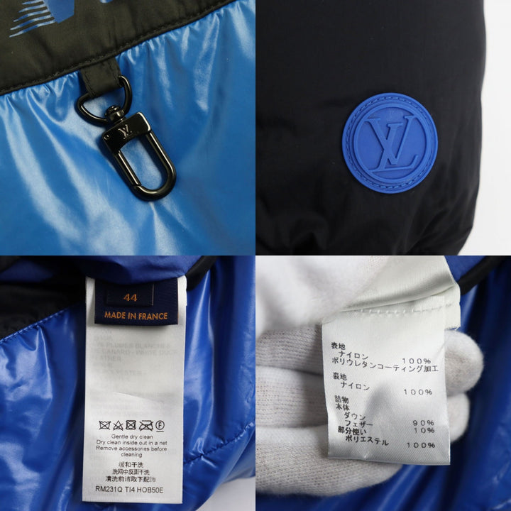 Discounted Excellent LOUIS VUITTON Blouson INDIGO Nylon mens 44