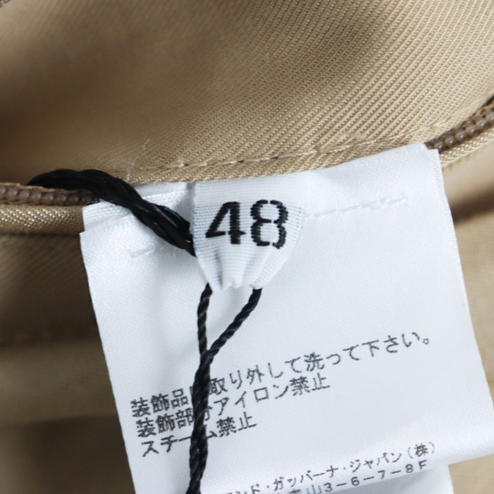 Discounted Great DOLCE&GABBANA trench coat beige cotton mens 48
