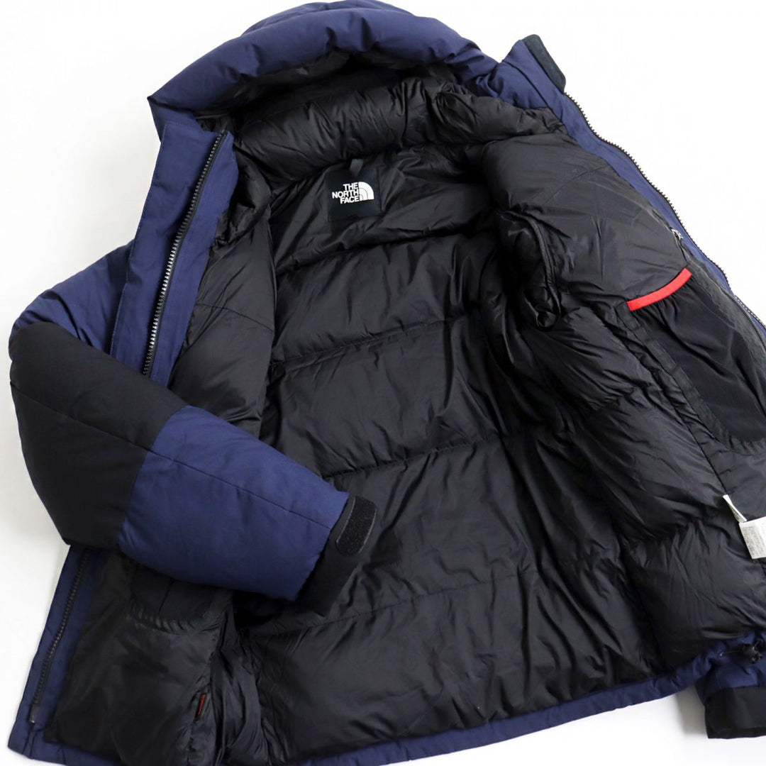 Discounted Excellent THE NORTH FACE Down jacket Navy x black Nylon mens L