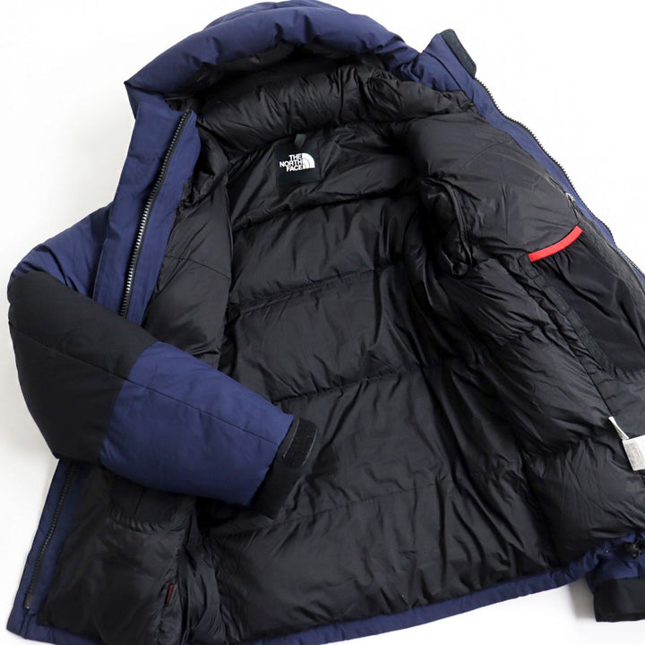 Discounted Excellent THE NORTH FACE Down jacket Navy x black Nylon mens L