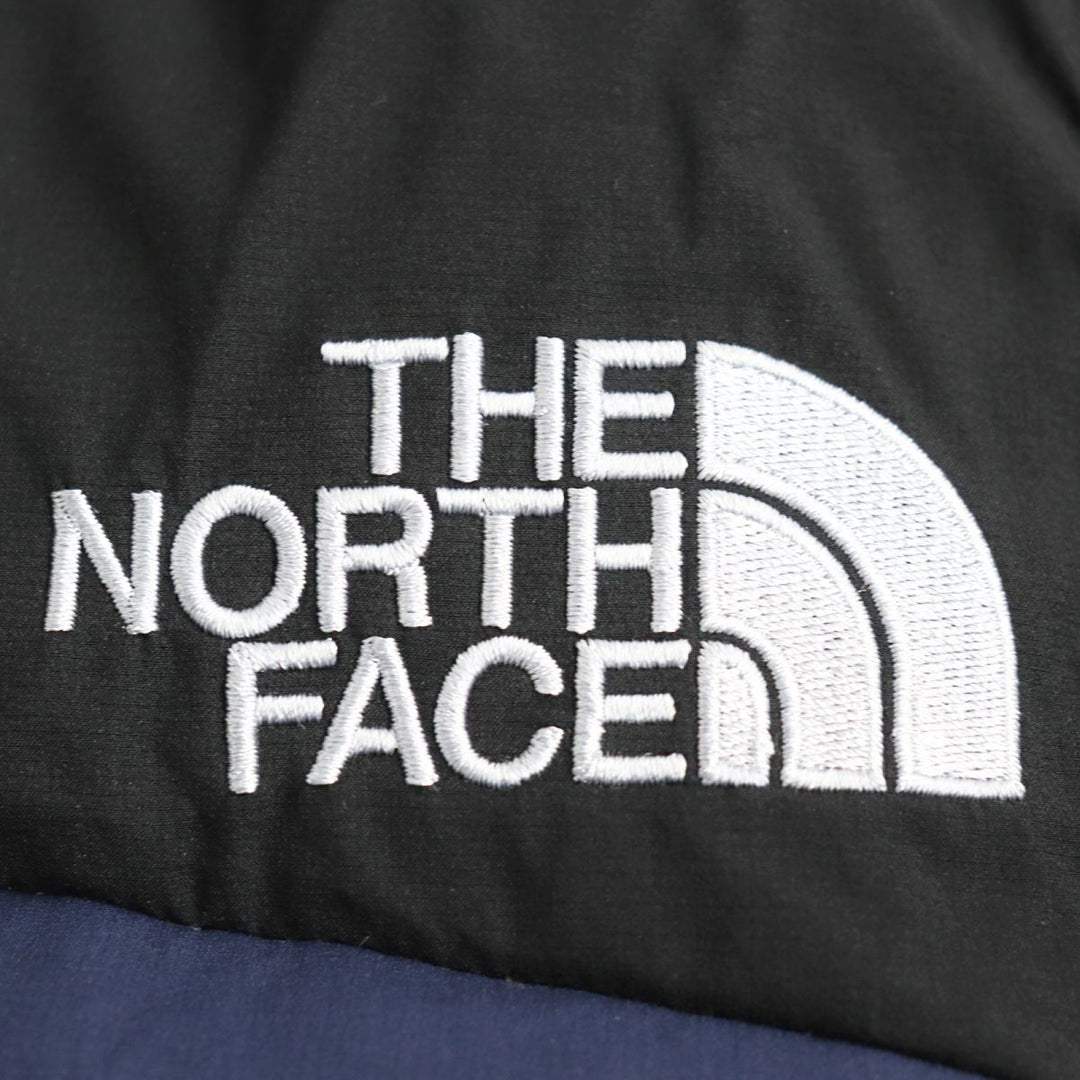 Discounted Excellent THE NORTH FACE Down jacket Navy x black Nylon mens L