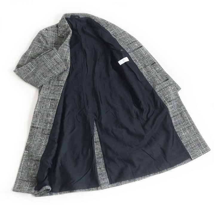 Discounted Excellent VERSACE Chester coat Gray wool mens 44