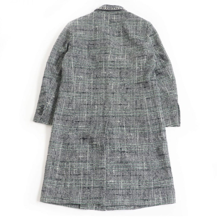 Discounted Excellent VERSACE Chester coat Gray wool mens 44