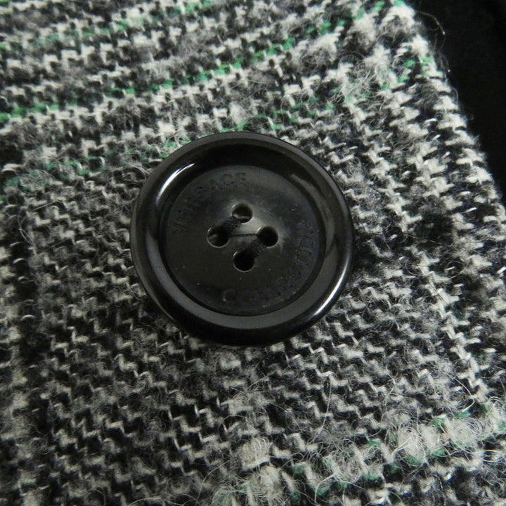 Discounted Excellent VERSACE Chester coat Gray wool mens 44