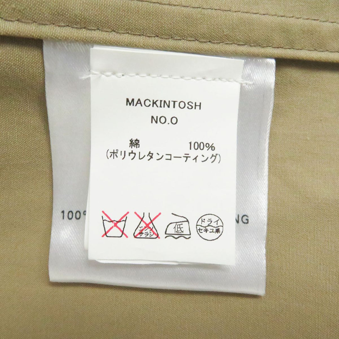 Mackintosh Jacket beige cotton mens 40